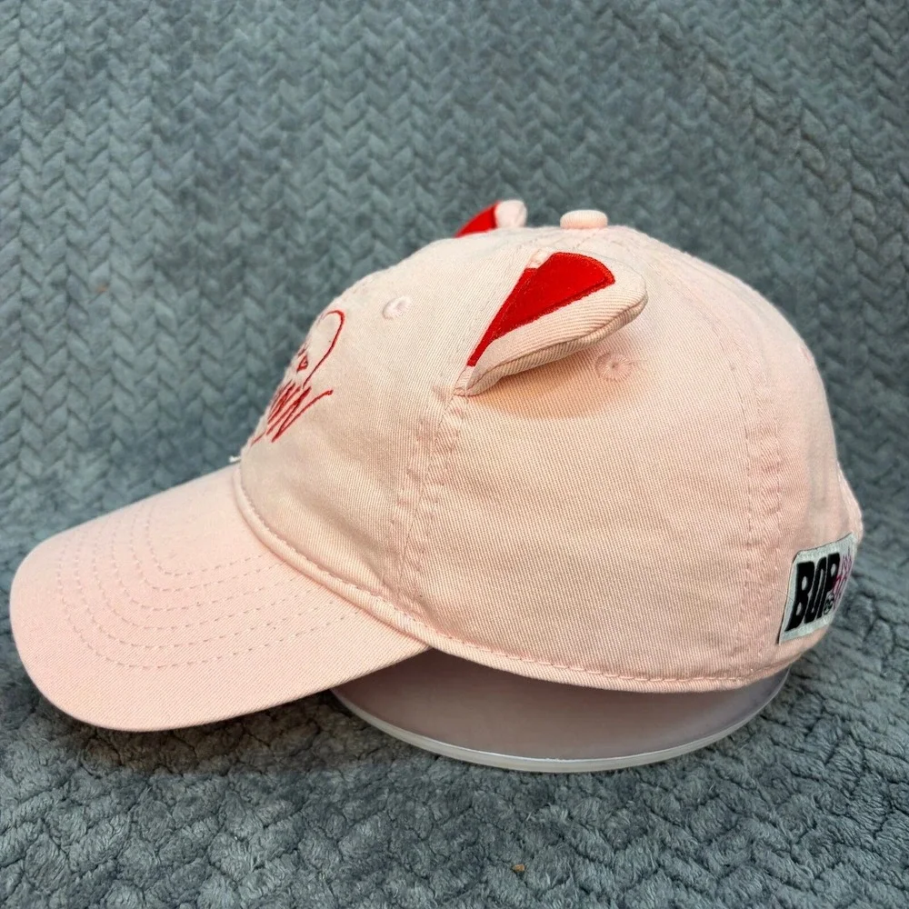 DC Comics Birds of Prey Harley Quinn Pink Baseball Cap Hat with Ears 0918